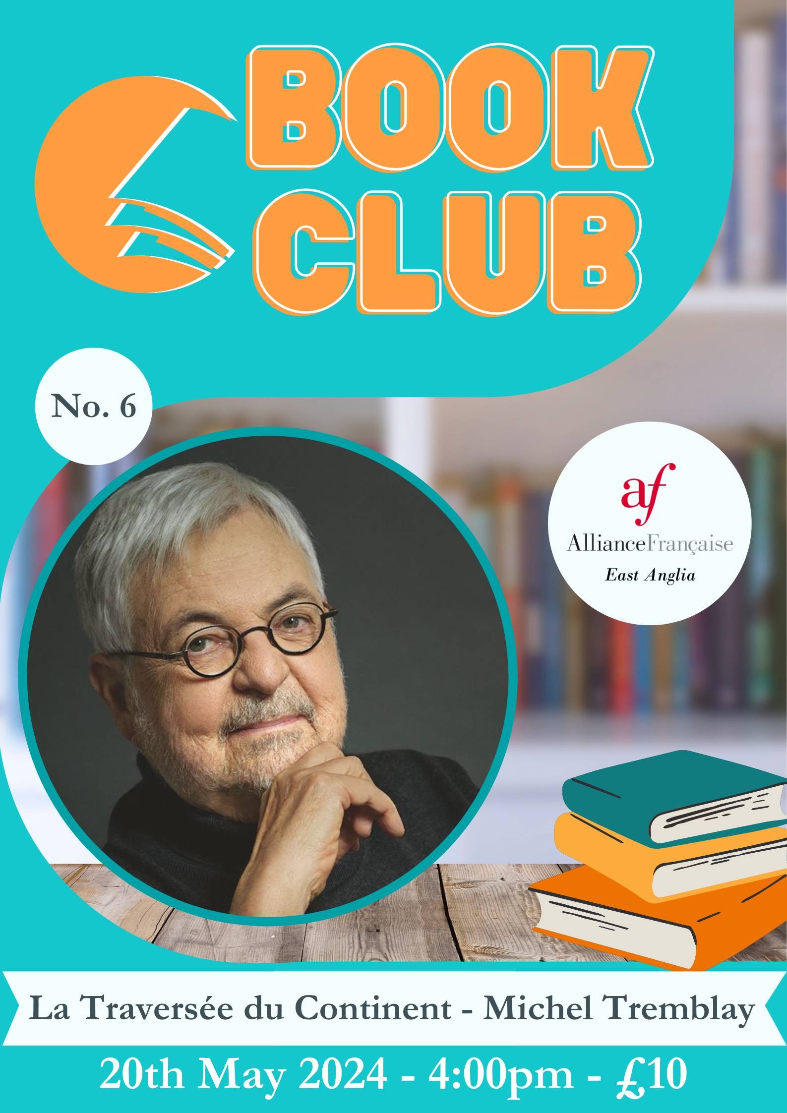 Book Club 6 - La Traversée du continent, Michel Tremblay